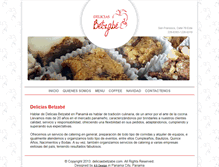 Tablet Screenshot of deliciasbetzabe.com